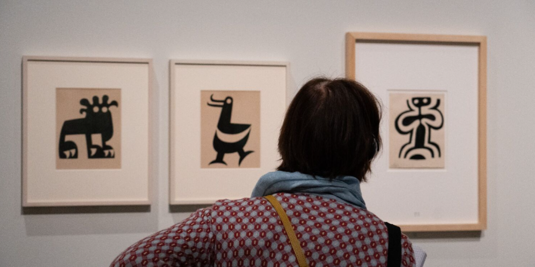 the Arp exhibition © Julie Pollet