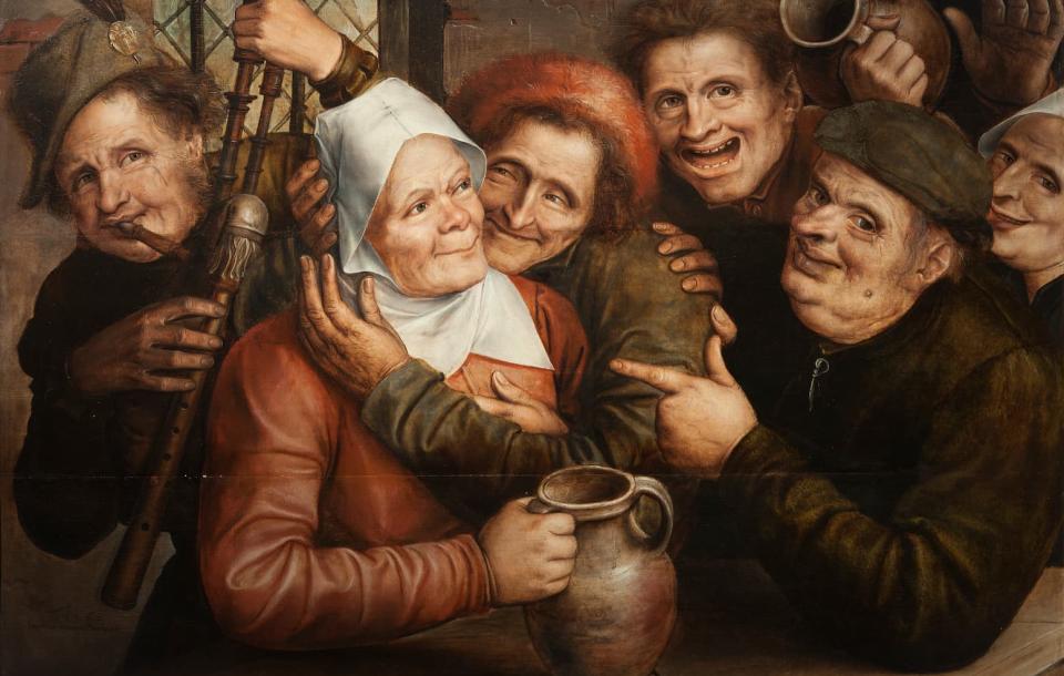 Jan Massys, A Merry Company, 1562, Musée Thomas Henry, Cherbourg-en-Cotentin, inv. 835.66