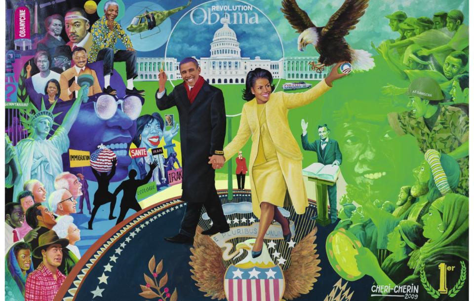 Chéri Chérin, Obama Revolution, 2009, Courtesy of Jorge M. Pérez Collection, Miami