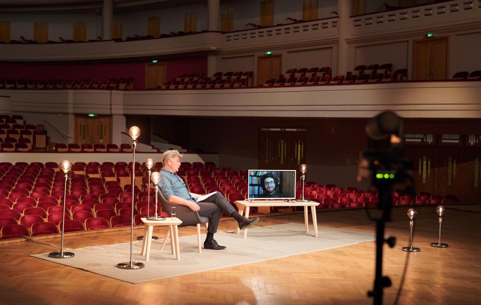 Author Mazen Maarouf in conversation with Chris Keulemans