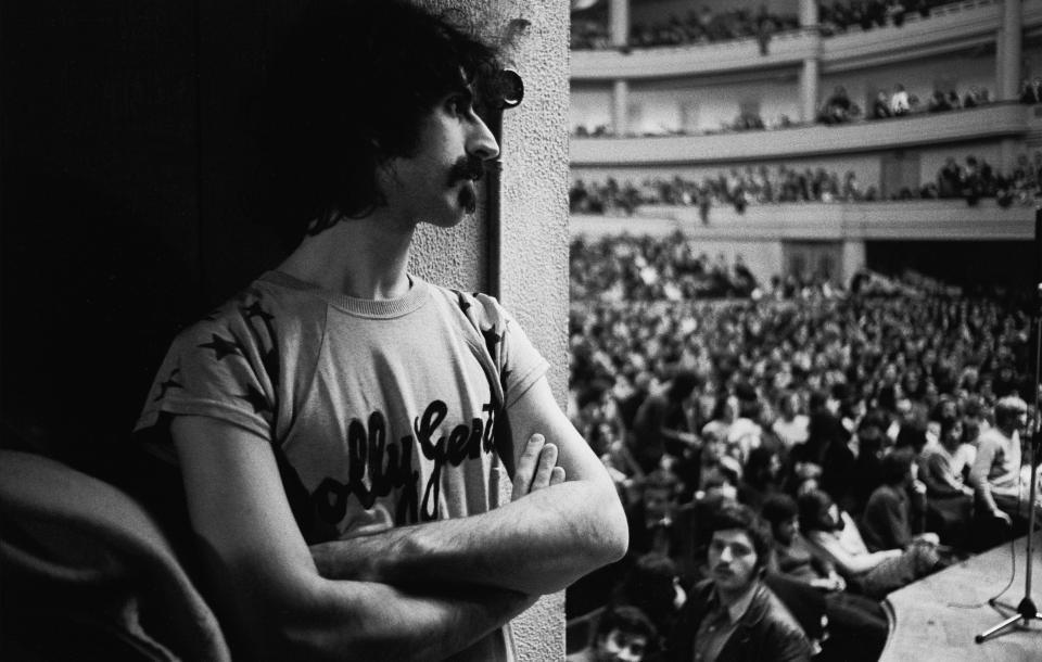 Frank Zappa in het PSK in 1970 © Herman Selleslags 