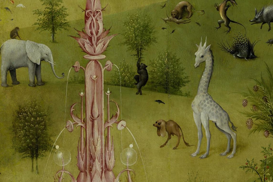 Hiëronymus Bosch, Le Jardin des délices, détail, 1480-1490 © Creative Commons