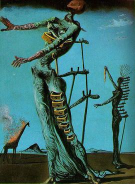 Salvador Dalí, Burning Giraffe, 1937 © creative commons