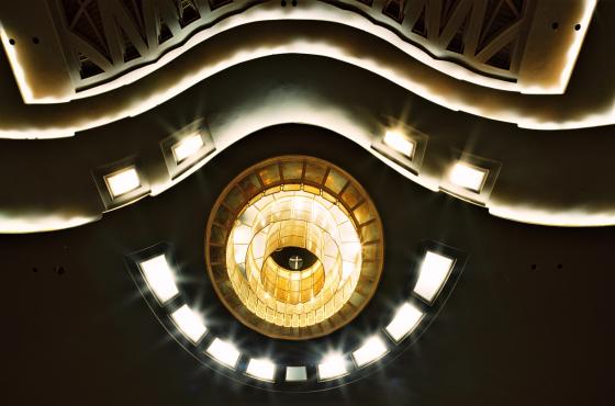 Plafond de la salle Henry Le Boeuf