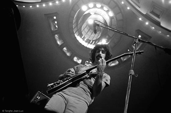 Frank Zappa in het PSK in 1970 © Jean-Luc Tanghe